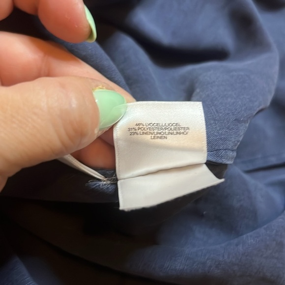 Ultra soft Lyocell Linen blend tunic Anne Klein - Picture 9 of 11